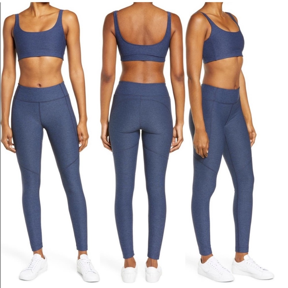 Outdoor Voices Navy 7/8 Warm Up Leggings Size Small - Picture 1 of 9